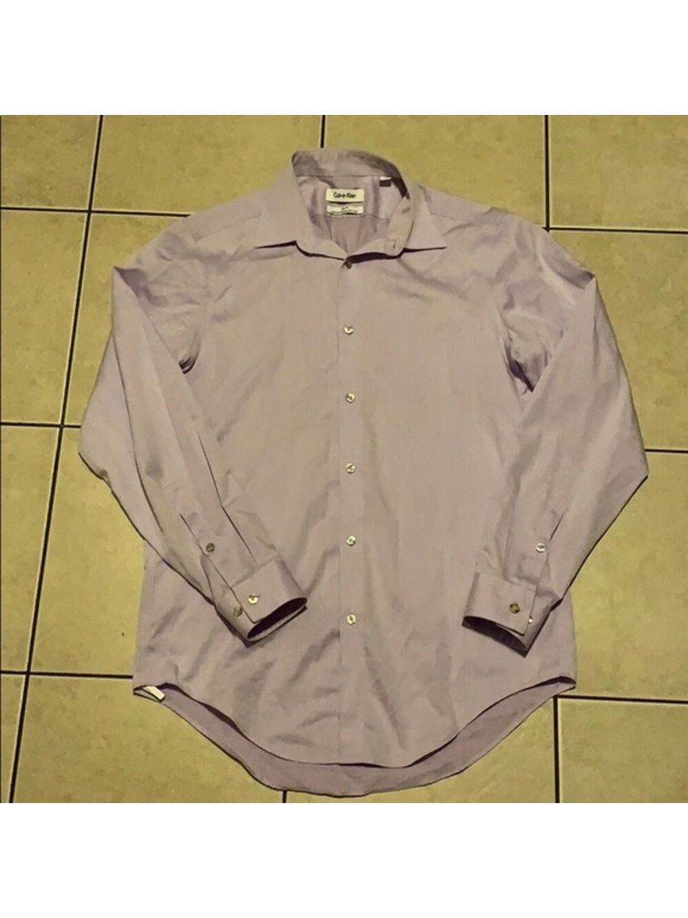 Men’s Calvin Klein Lilac Button Down Shirt